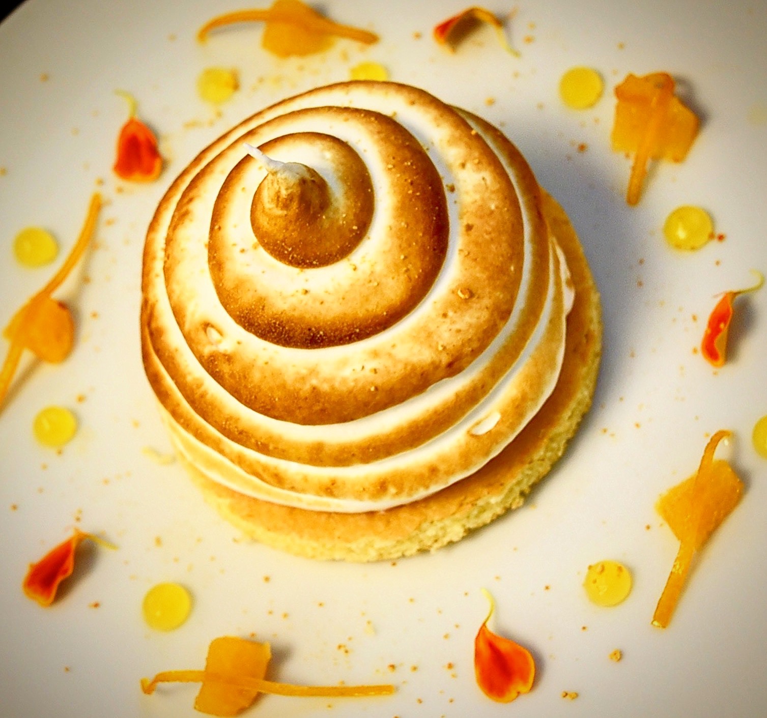 Baked Alaska, orange
