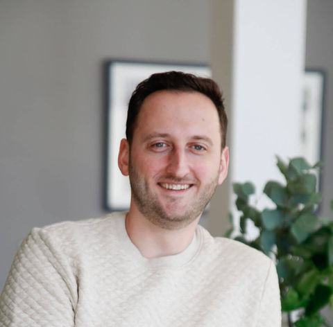 Dylan Lyons, a therapist at Aslan Institute in Eagan, MN