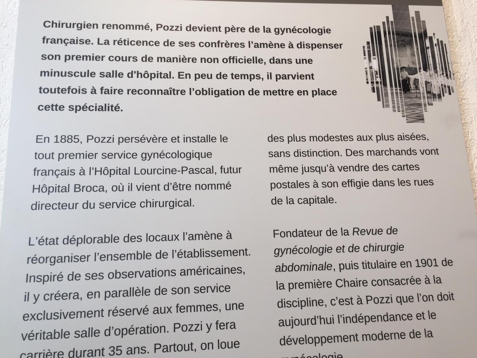 Part of the Pozzi exhibition