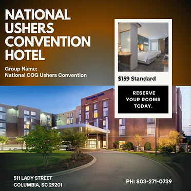 Usher's Convention Hotel Announcement