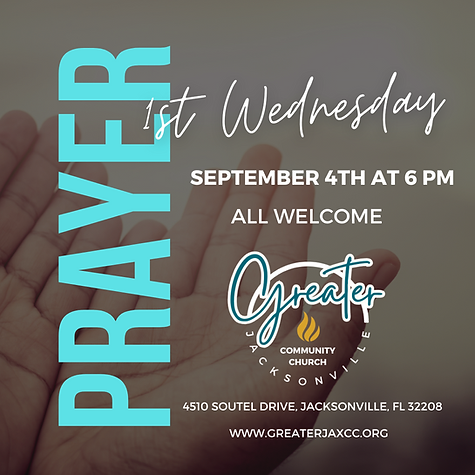 1st Wednesday Prayer