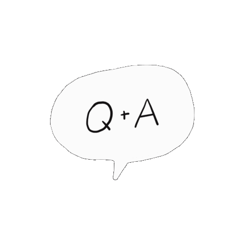 Q And A Interview Sticker by btwsam.gif