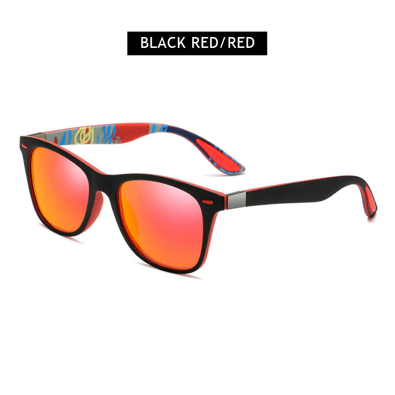 Thumbnail: Hot Sale Polarized Sunglasses Men Women Classic Square Plastic Driving Sun Glass