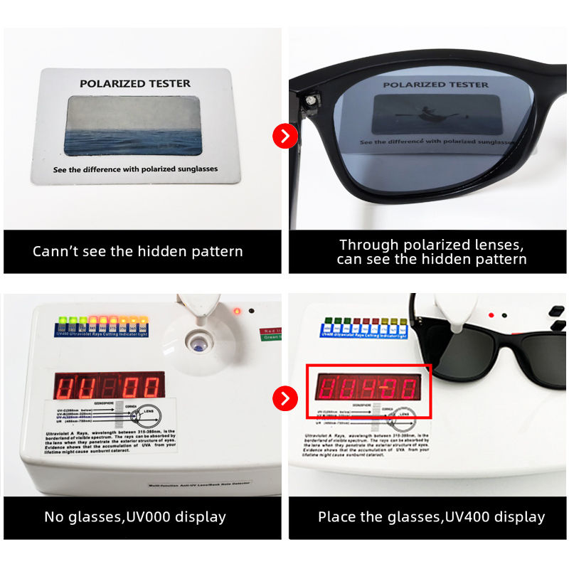 Thumbnail: Hot Sale Polarized Sunglasses Men Women Classic Square Plastic Driving Sun Glass