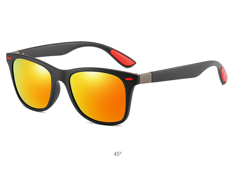 Thumbnail: Hot Sale Polarized Sunglasses Men Women Classic Square Plastic Driving Sun Glass