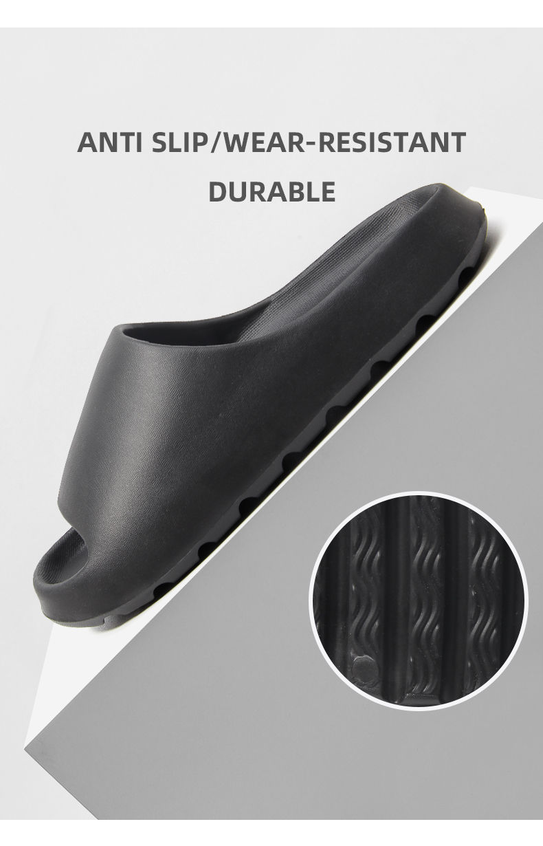 Thumbnail: EVA Anti-Slip Men's Slippers Home Thick Bottom Slippers Comfortable Lightweight 