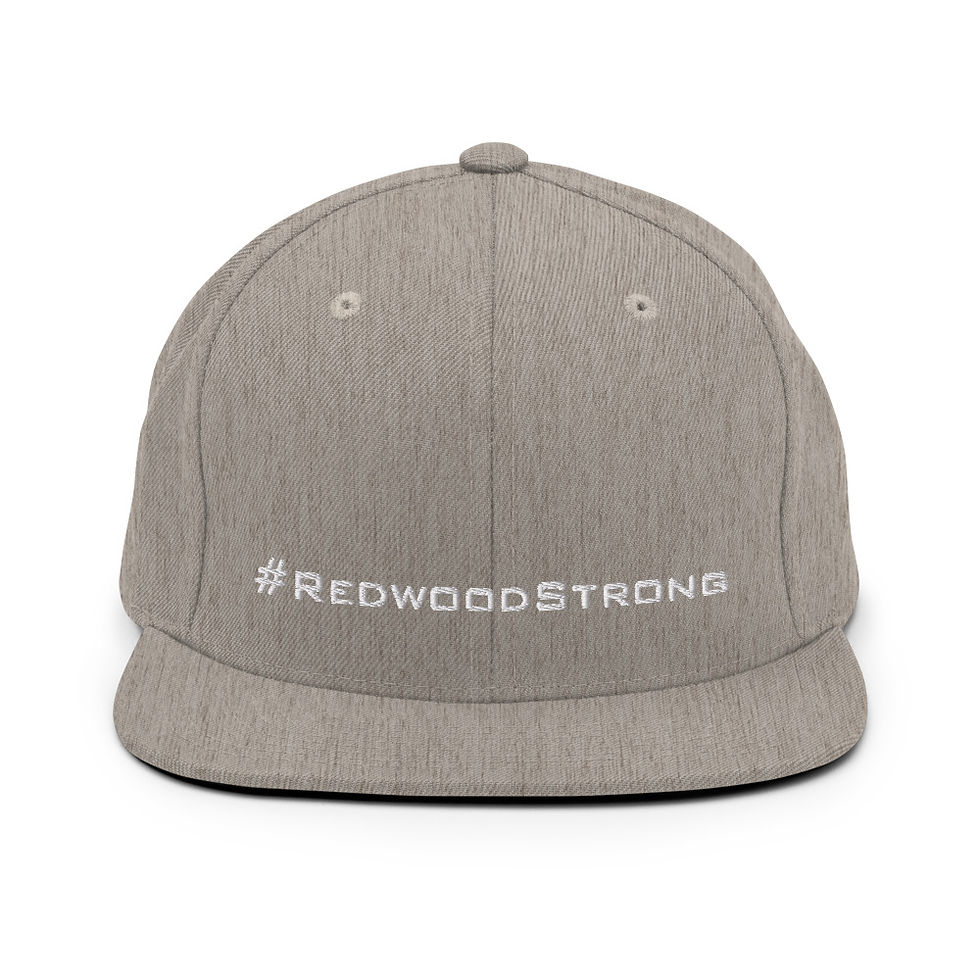 Thumbnail: #RedwoodStrong Flat Bill Solid Snapback