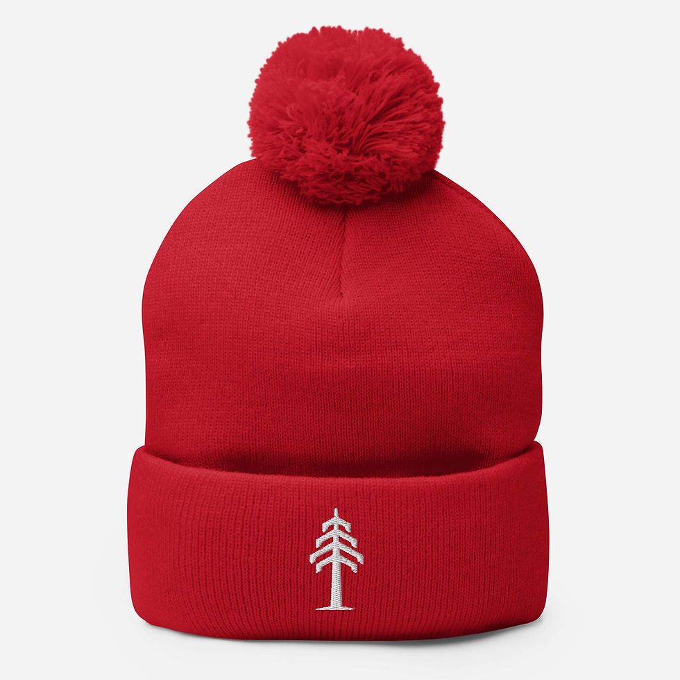Thumbnail: #Redwood Knit Pom-Pom Beanie
