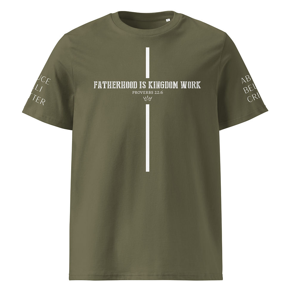 Thumbnail: Fatherhood is Kingdom Work - Khaki Green_front