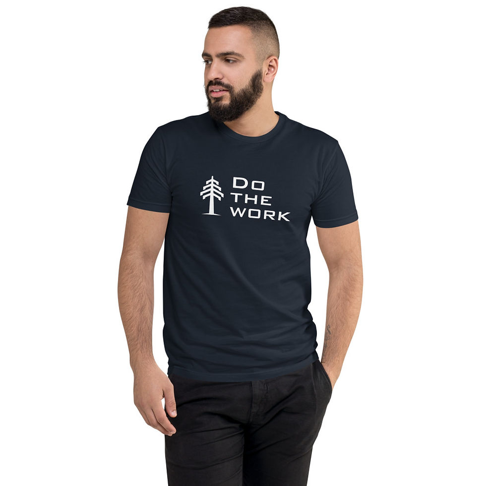 Thumbnail: #DOTheWork Fitted Tee (light print)