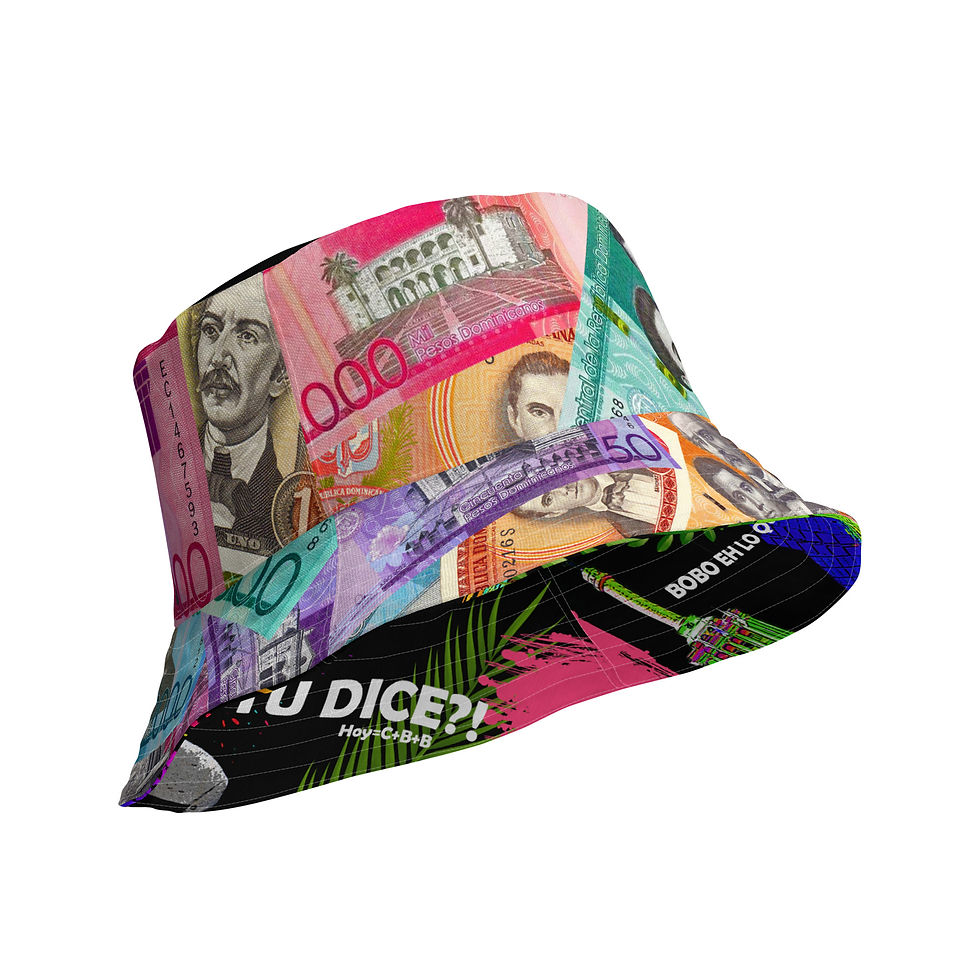 Thumbnail: Reversible bucket hat | DOMINICAN PESOS