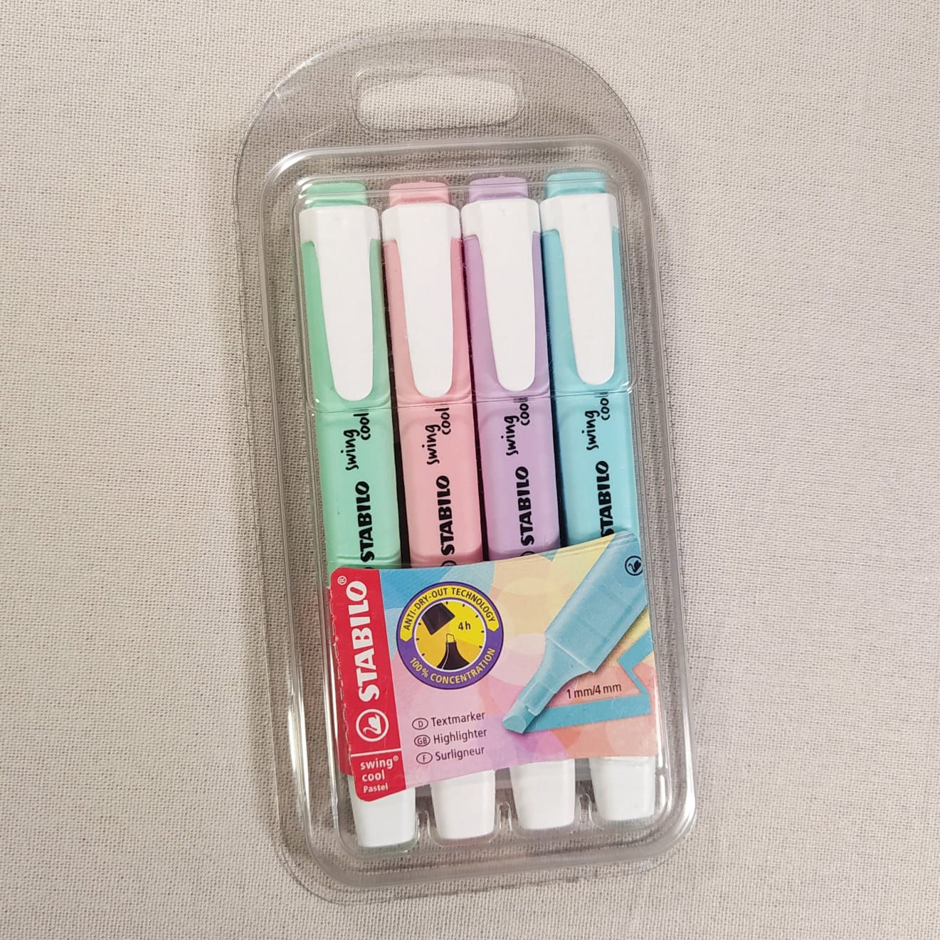Resaltadores Stabilo Swing Cool pastel