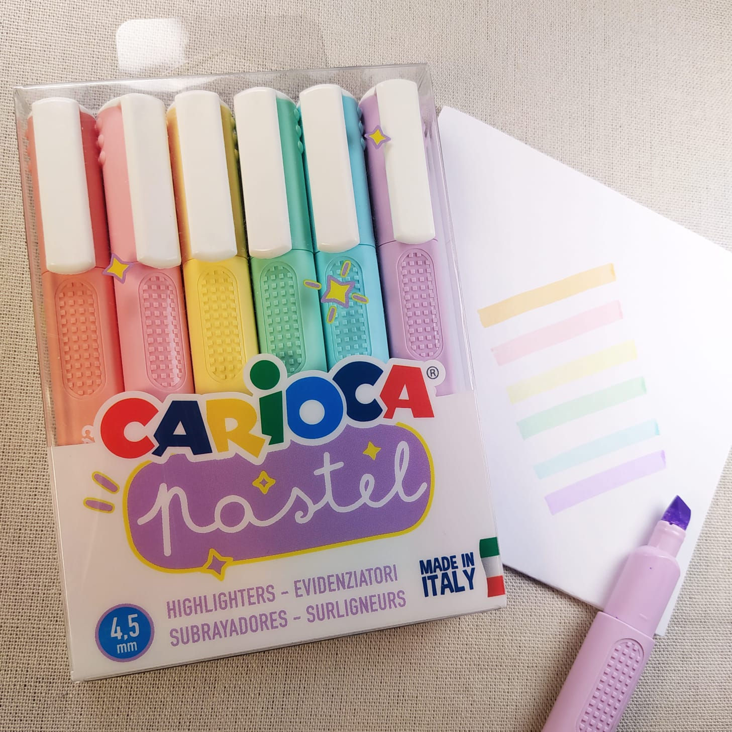 Resaltadores Carioca Pastel