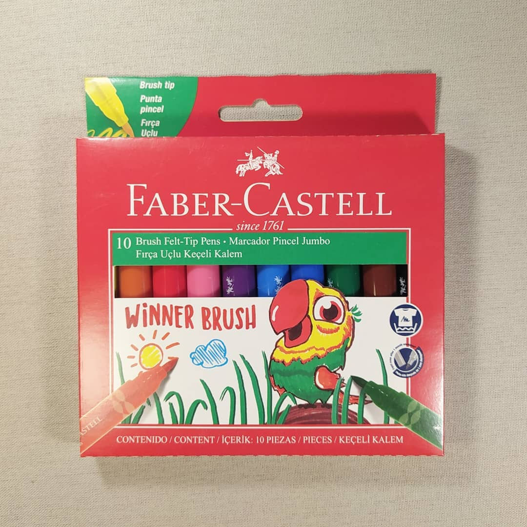 Marcadores Faber-Castell punta pincel