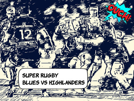 SUPER RUGBY - BLUES vs HIGHLANDERS
