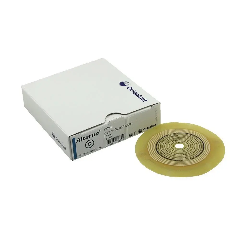 Alterna Ostomi Taban Plakası Kulakçıklı 2 Parça - (1 kt=5 adet) 17710