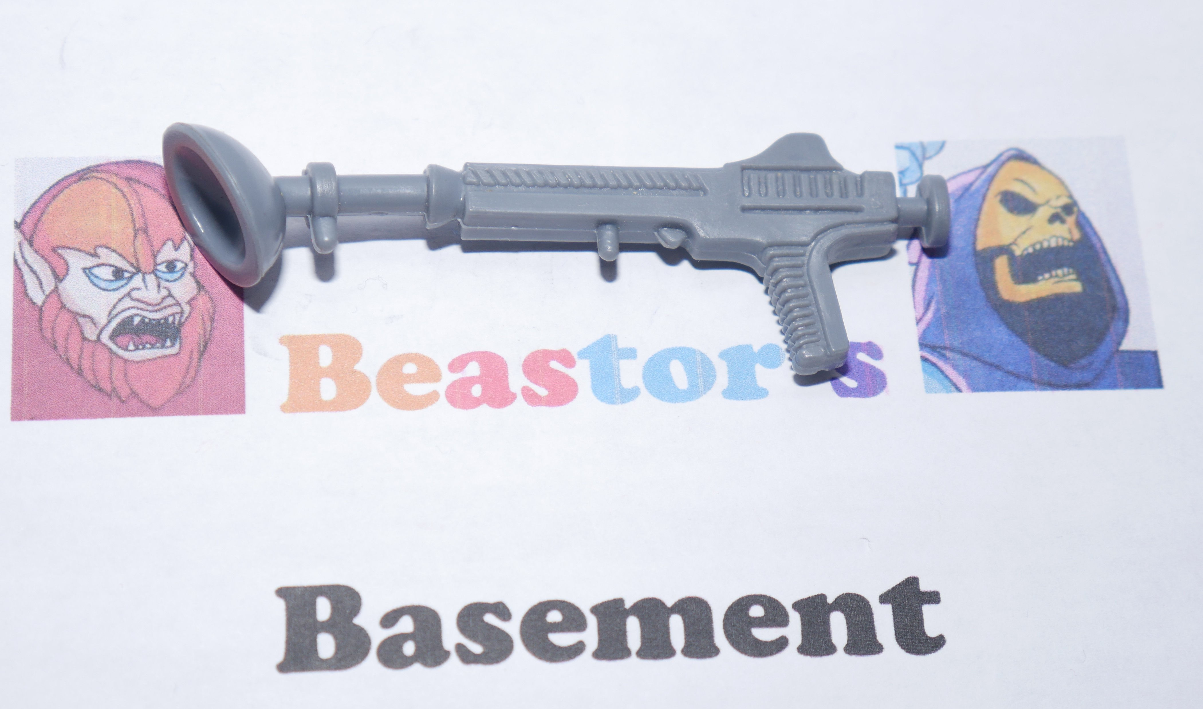 TMNT Krang gray gun weapon part Teenage Mutant Ninja Turtles Vintage 1989