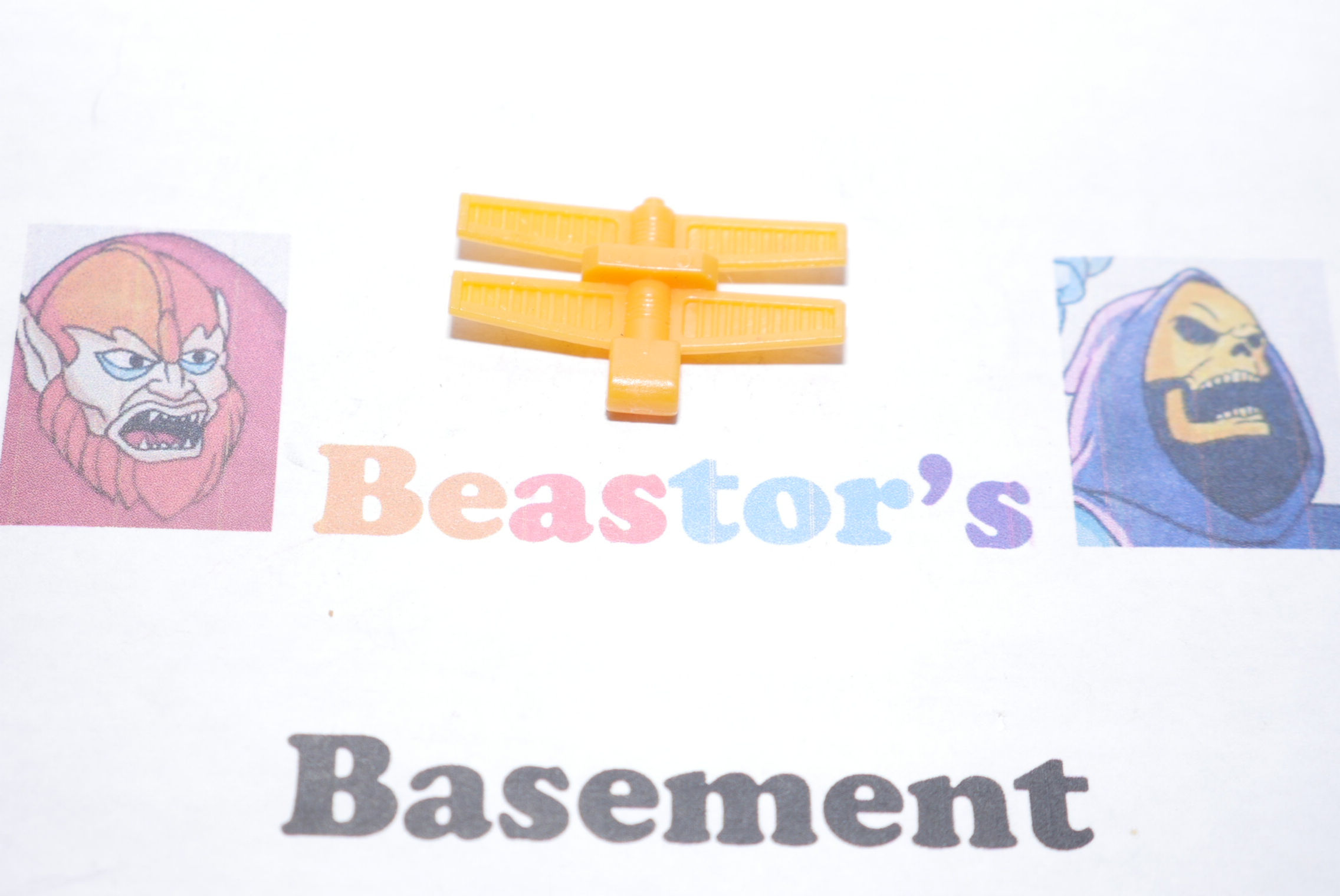 Starcom Command Post yellow radar dish Action Figure part Vintage 1988 Coleco