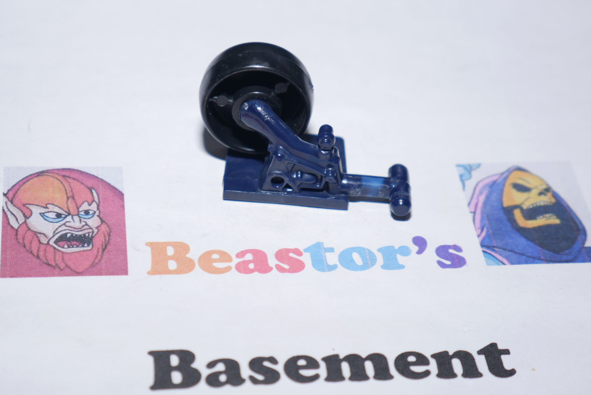 GI Joe Cobra Rattler front landing gear with cover wheel tire part Vintage 1984 