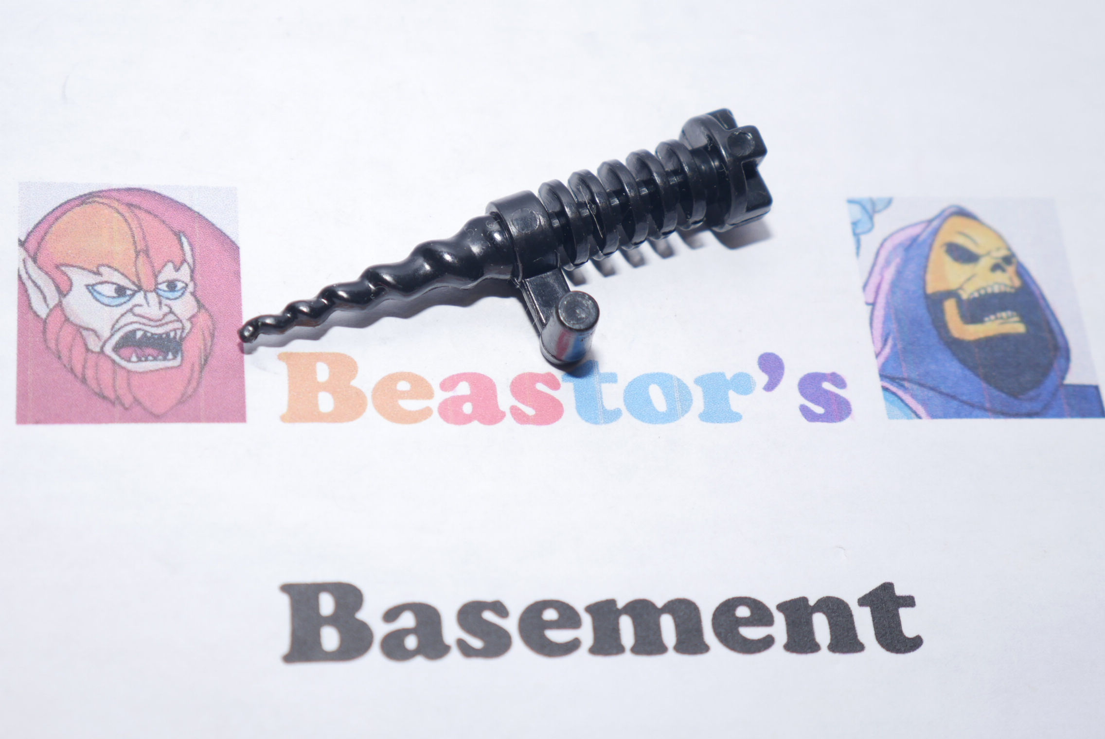 Robo Force Wrecker Action Figure Weapon black drill gun part Vintage Ideal 1984