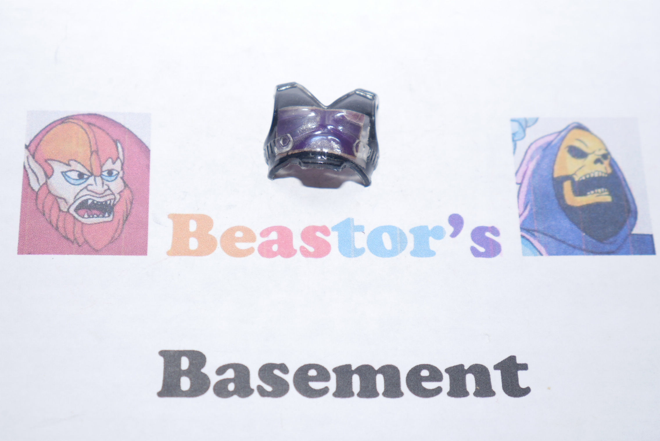 GI Joe Dreadnok Zartan v1 Figure chest plate armor w light reactive sticker 1984