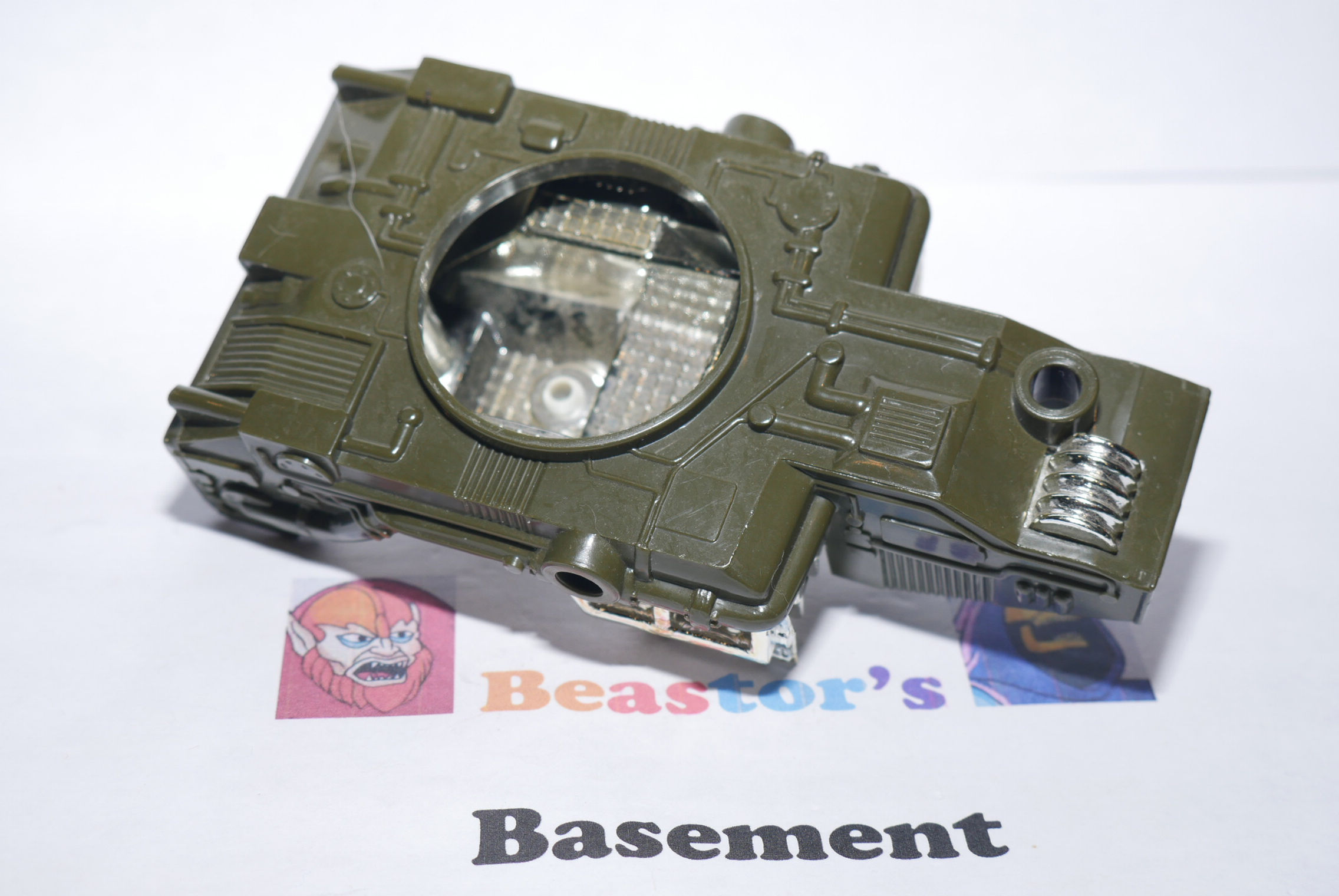 Wheeled Warriors Terror Tank main vehicle chassis body section part Vintage 1985
