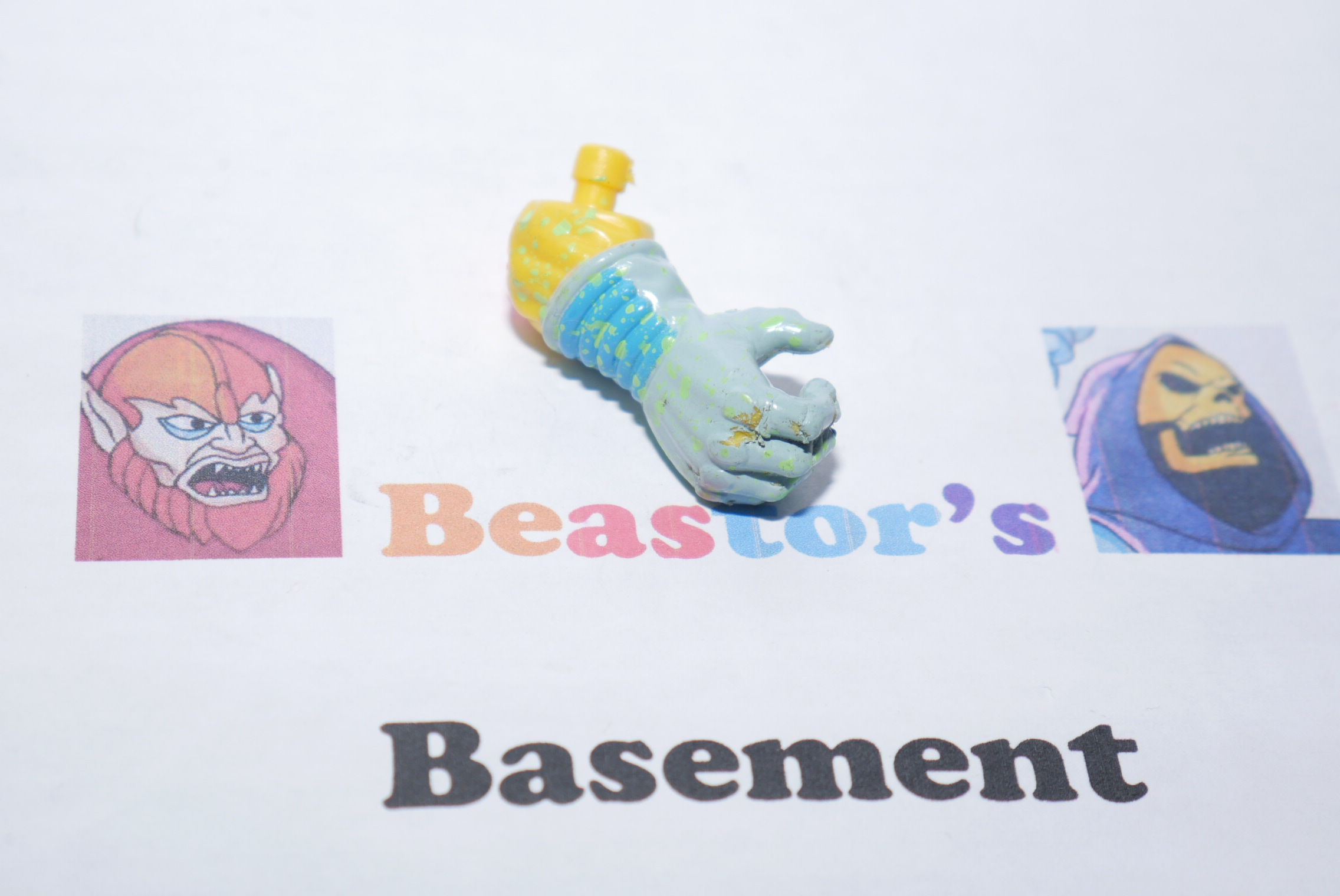 Toxic Crusaders Radiation Ranger Figure right arm hand body part Vintage 1991