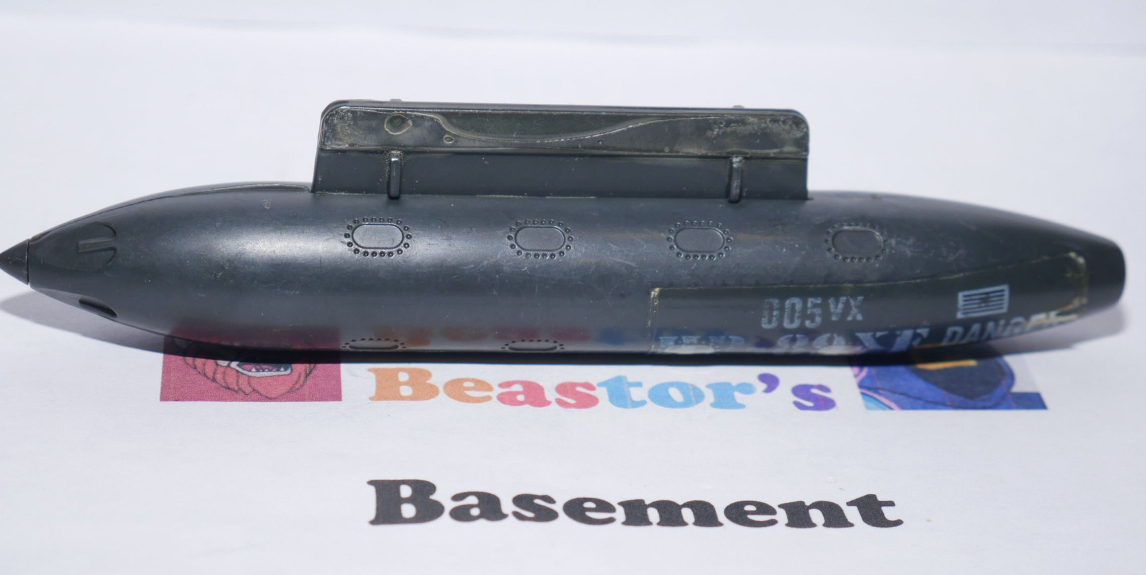 GI Joe Skystriker gray belly bomb fuel tank weapon part Vintage 1983 Sky Striker