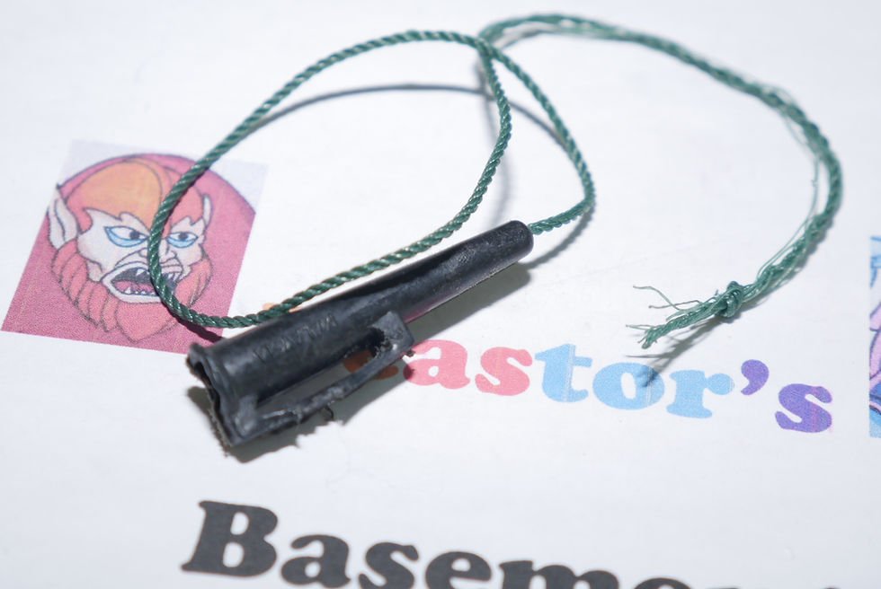 Thumbnail: He-Man Beast Man Action Figure green whip weapon part Malaysia COO Vintage 1982