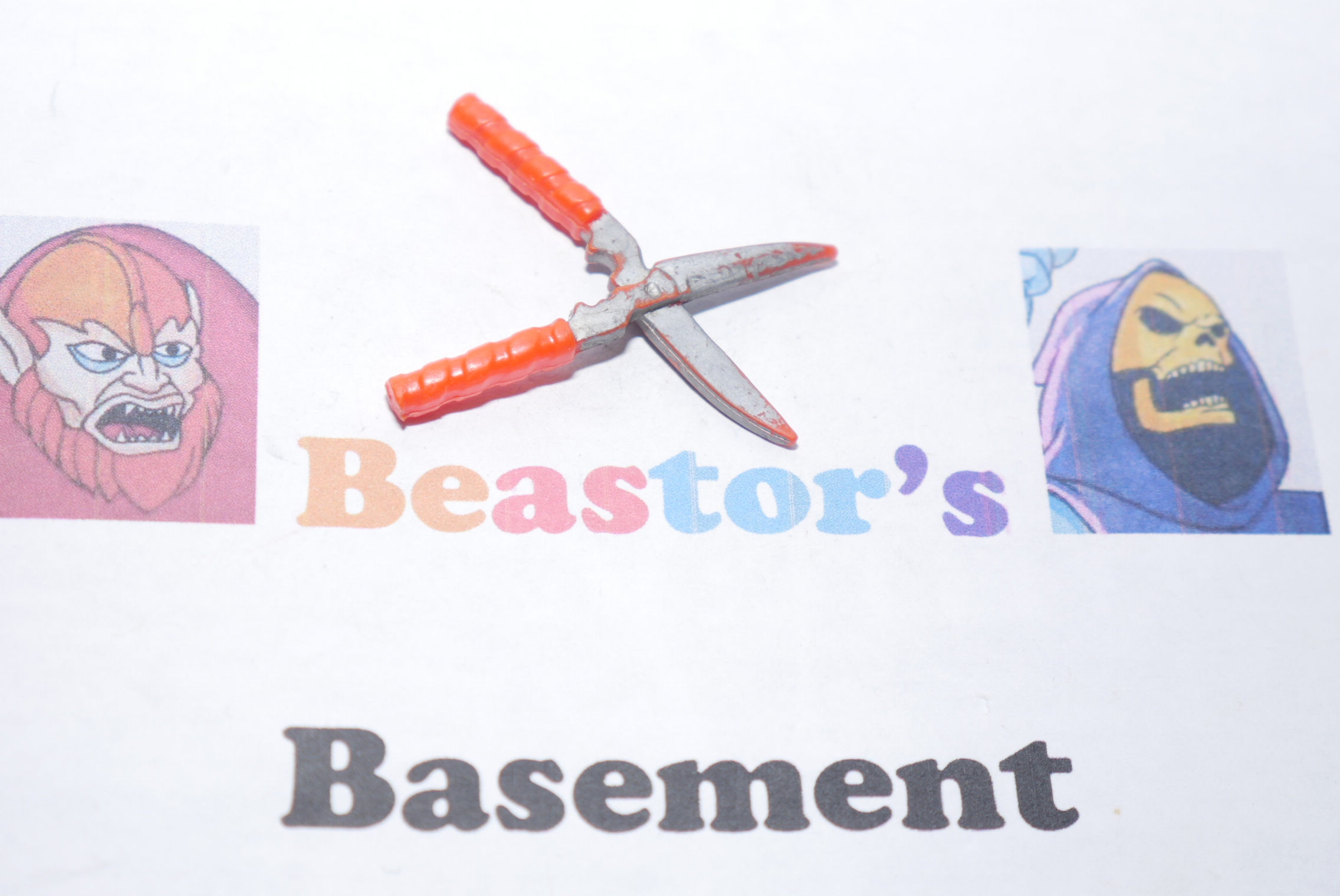 WWF Wrestling Brutus The Barber Beefcake Shears Clippers Scissors Hasbro Titan