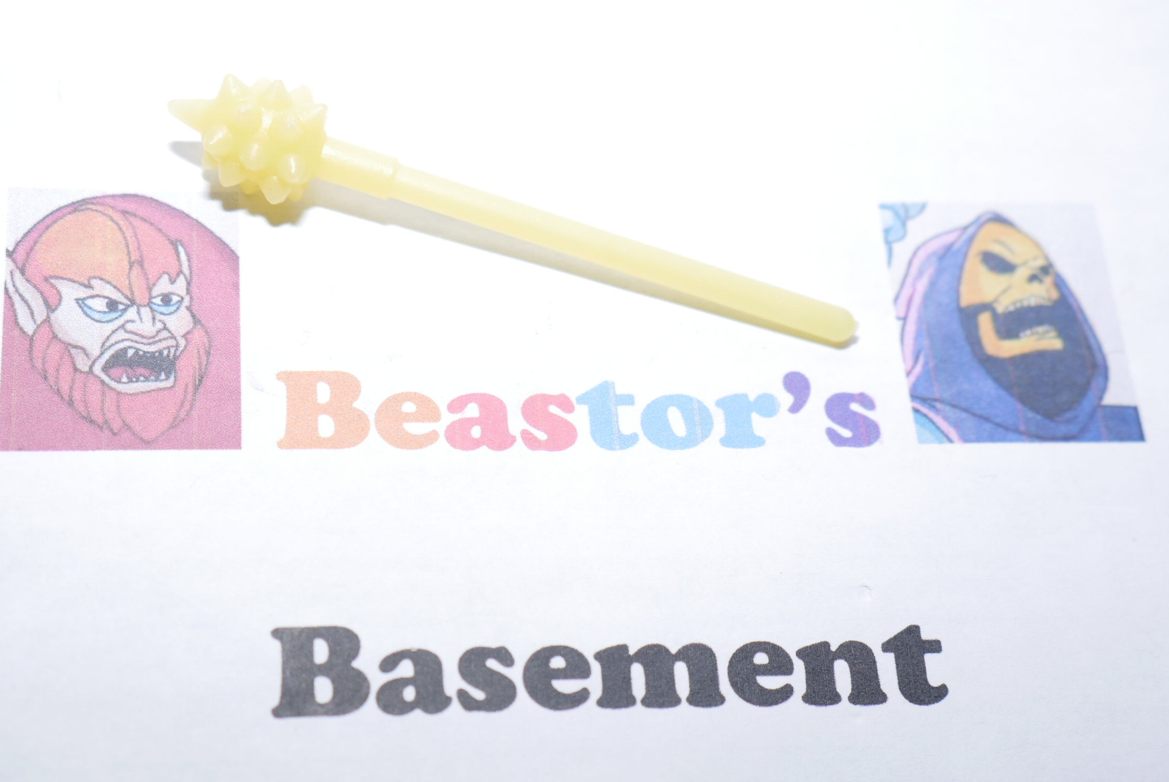 Blackstar Tongo Action Figure glow mace club weapon part Vintage 1984 Galoob