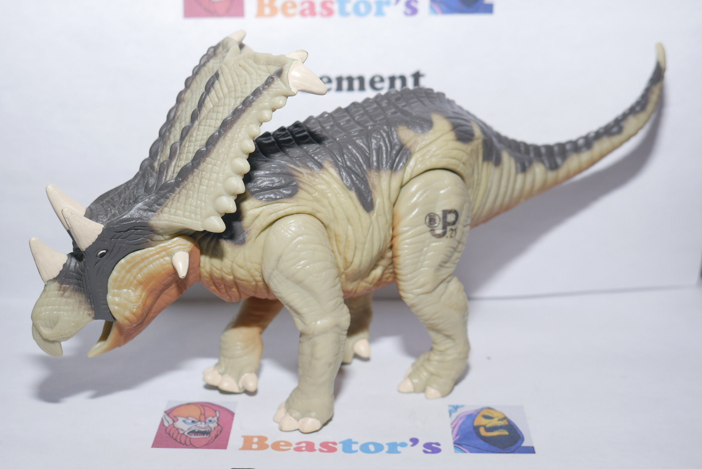 Jurassic Park Lost World Electronic Chasmosaurus JP21 Figure WORKS! Vintage 1997