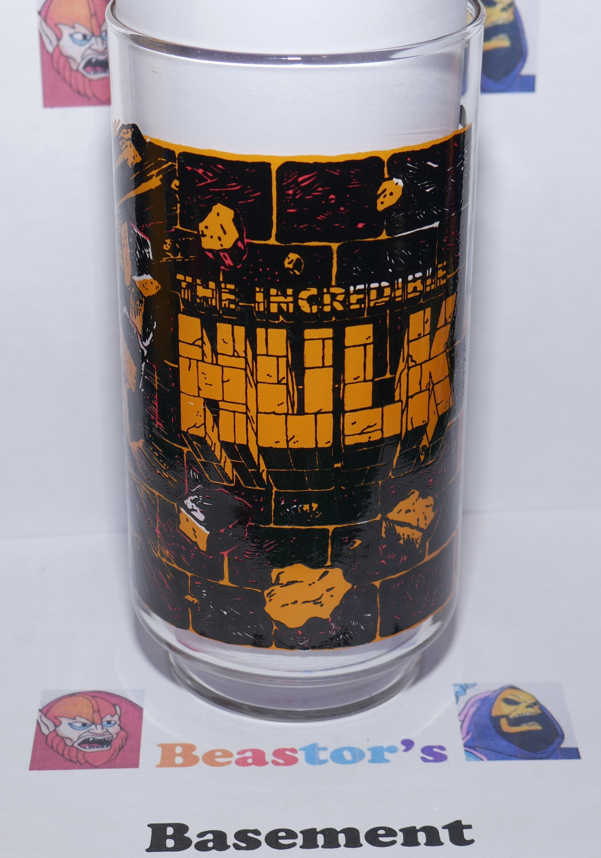 The Incredible Hulk Promotional Collector's Glass 7 Eleven 7-11 Marvel VTG 1977