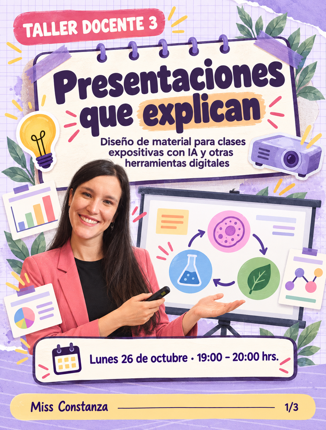 Taller 3: Diseño de material para clases expositivas.