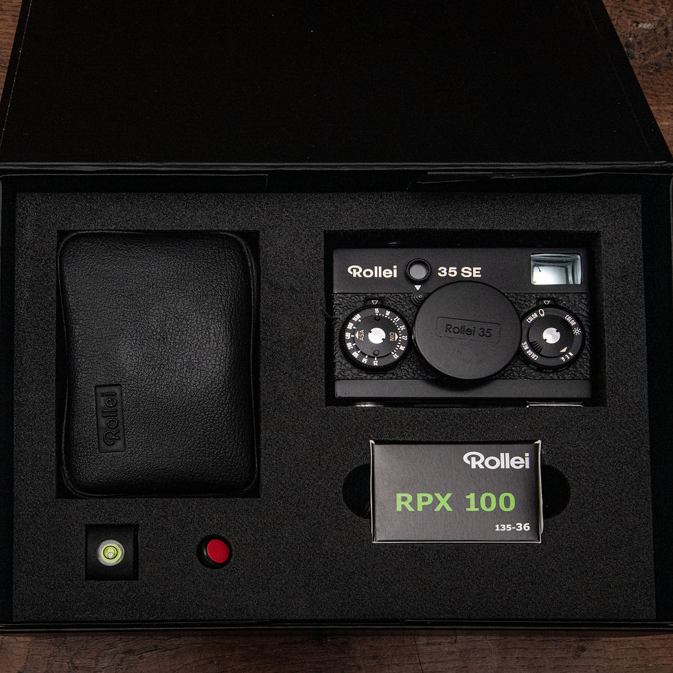 Thumbnail: Rollei 35 - White & Gold Lizard Skin German Special - Condition Mint