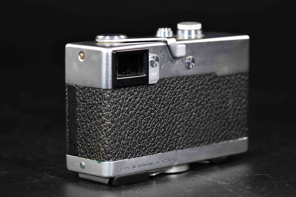 Thumbnail: Rollei 35 - Silver/Black - Carl Zeiss Tessar - German - Mint-
