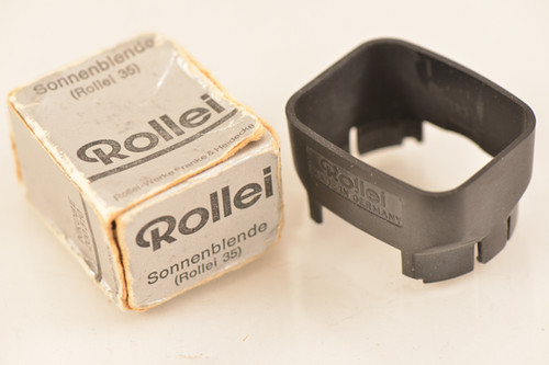 Rollei 35 Sonnar/Tessar/Triotar Hard Lens Hood -Boxed Excellent