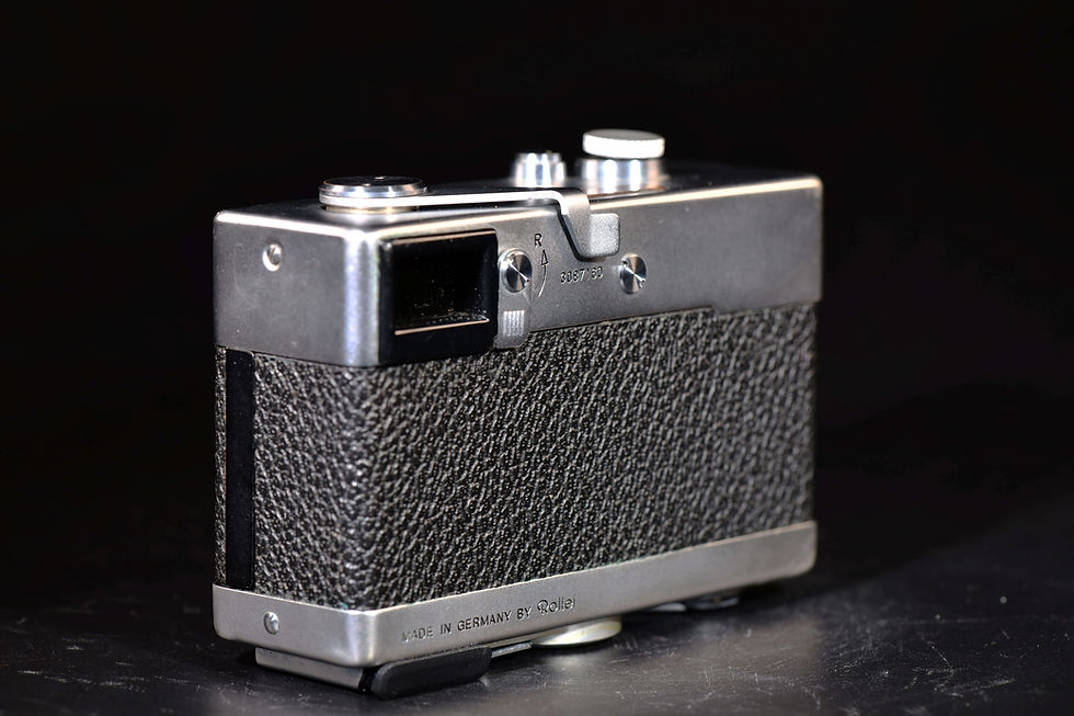 Thumbnail: Rollei 35 - Silver/Black - Carl Zeiss Tessar -  Early German - Mint-