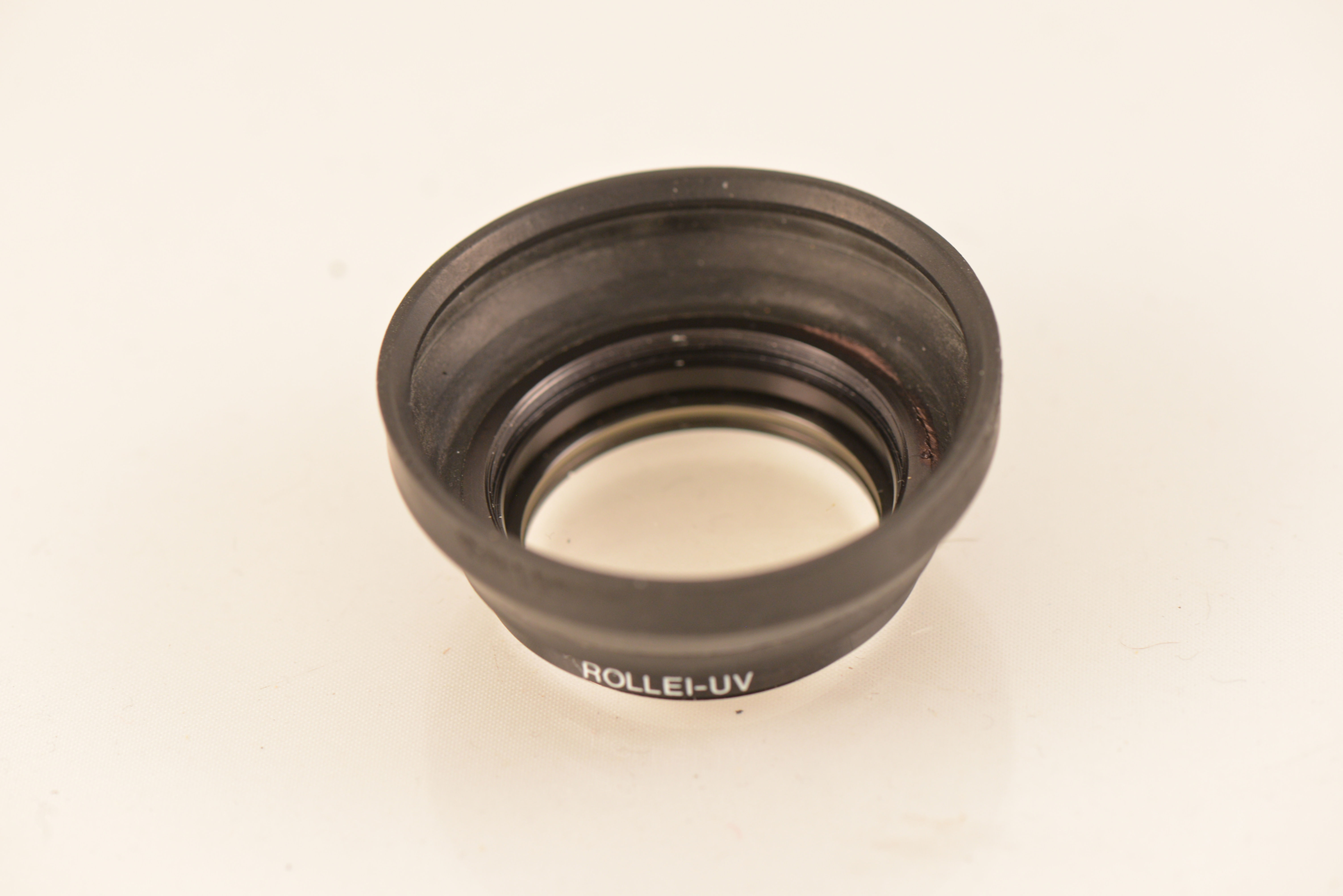 Rollei 35 Sonnar Collapsable Rubber Lenshood and UV Filter