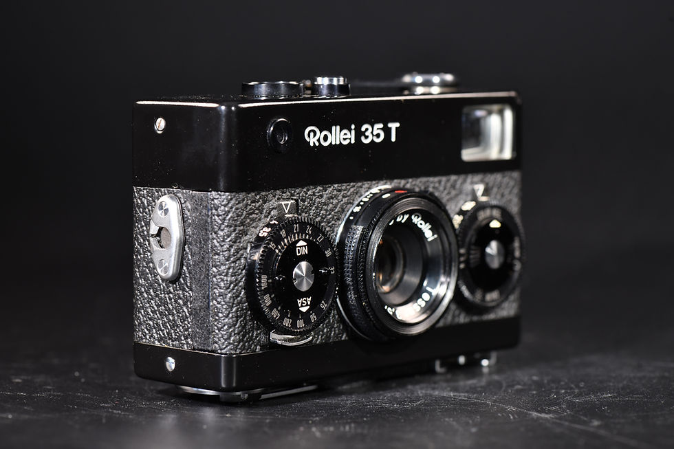 Thumbnail: Rollei 35 T - Black/Black Leather - Condition: BoxedMint-