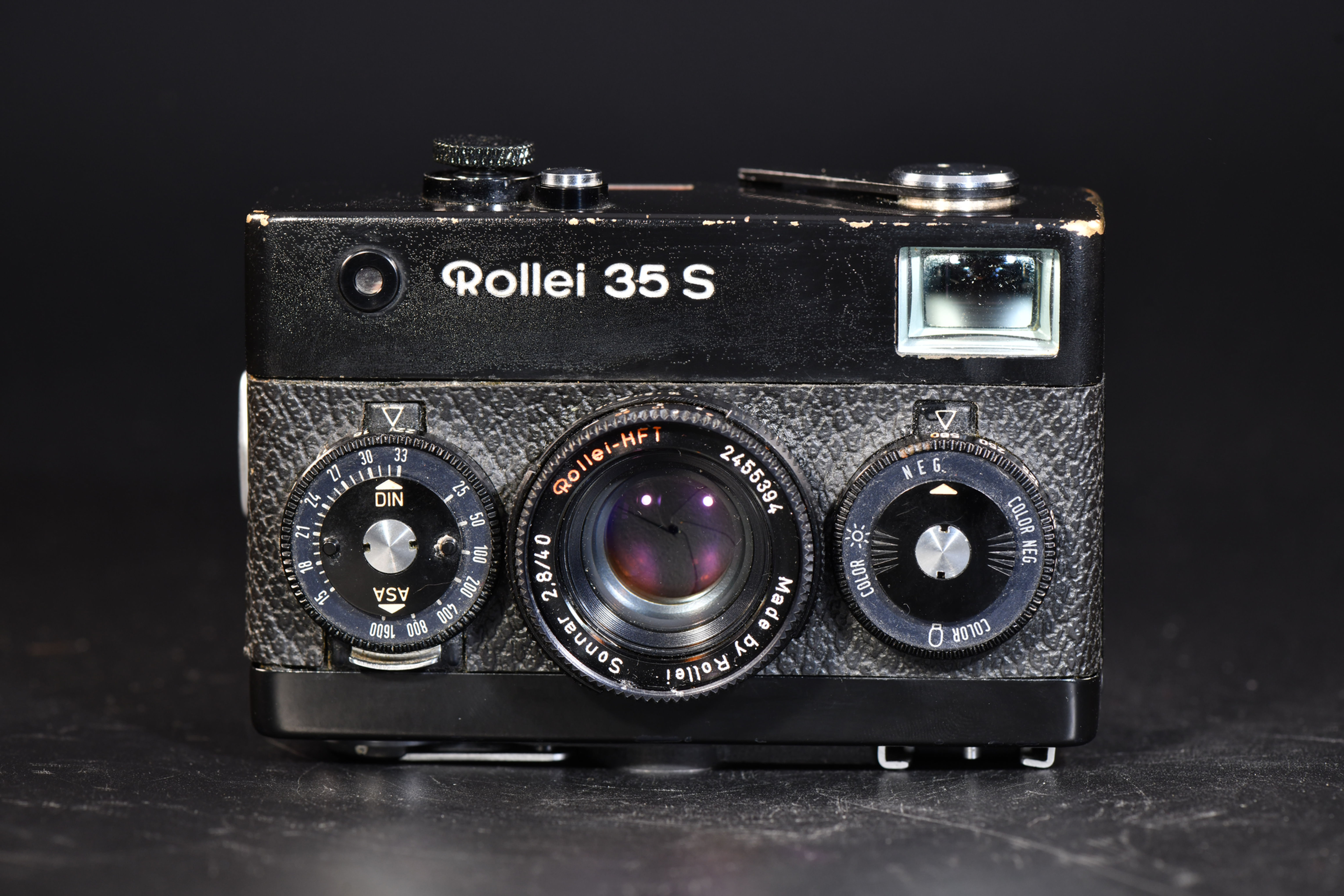 Rollei 35 S - Black/Black Leather - Condition: Mint-