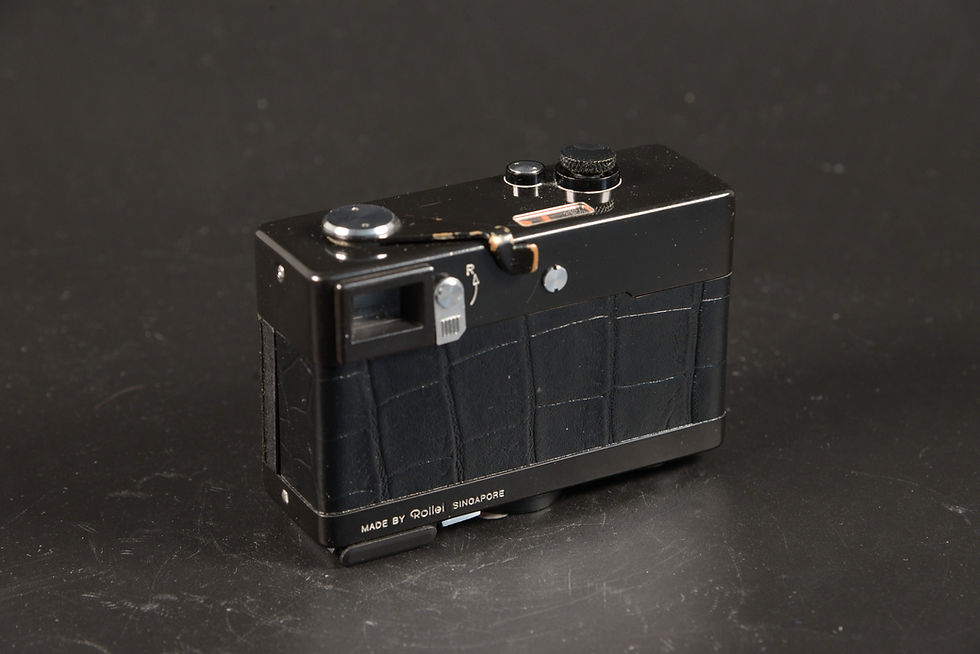 Thumbnail: Rollei 35 S - Black/Black Crocodile Leather - Condition: Mint-