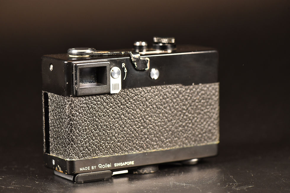 Thumbnail: Rollei 35 S - Black/Black Leather - Condition: Mint-