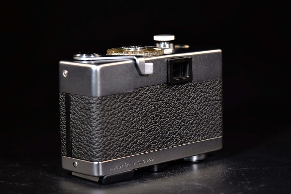 Thumbnail: Rollei B35 - Silver/Black Leather - Condition: Mint