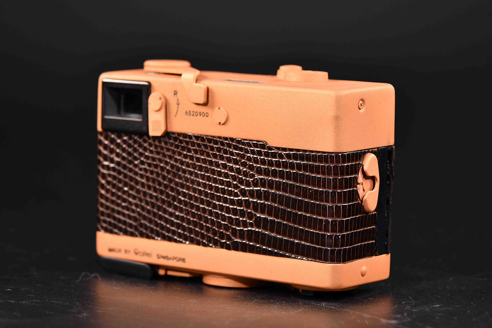 Thumbnail: Rollei 35S - Copper Special Limited Edition/ Brown Genuine Lizard Skin - Mint
