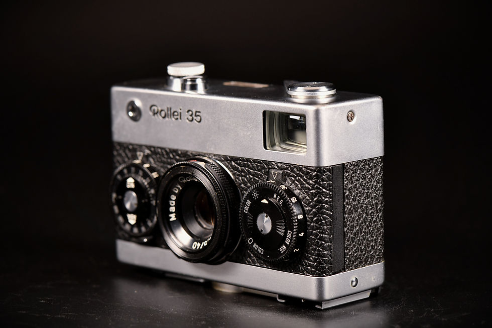 Thumbnail: Rollei 35 - Silver with Black Leather - Condition: EXC+++