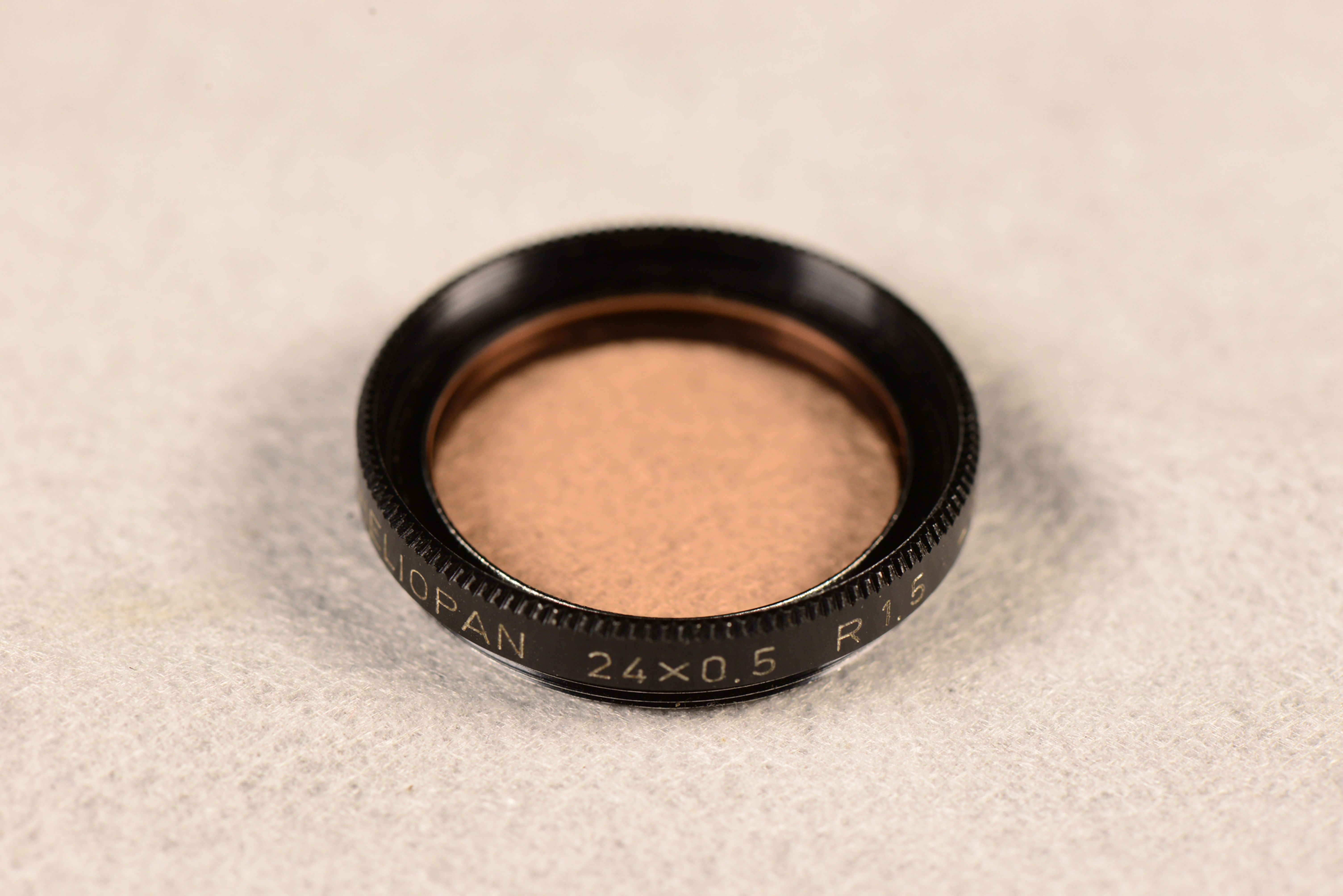 Heliopan 24mm R1,5 Filter for Tessar and Triotar Lenses in Good condition