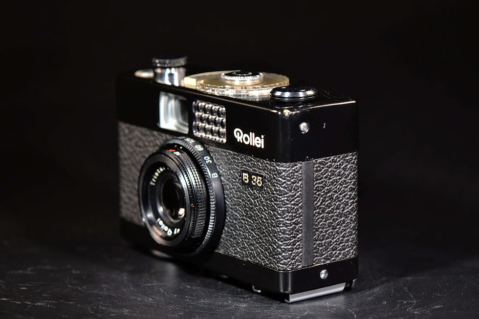 Thumbnail: Rollei B35 - Black/ Black - Condition: Exc+++