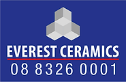 Image shows the Everest Ceramics logo with a contact phone number 0883260001