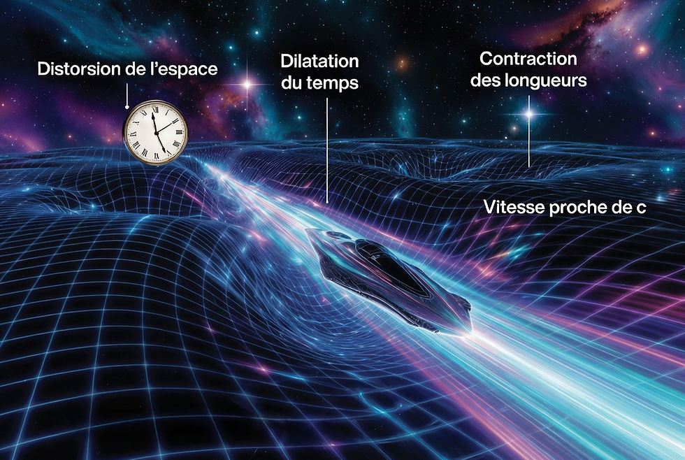 Les effets relativistes.
